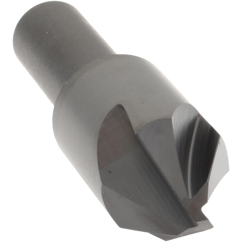 Hertel Countersink: 3/4" Head Dia, 60.00 deg Included Angle, 4 Flute, High-Speed Steel - 18652