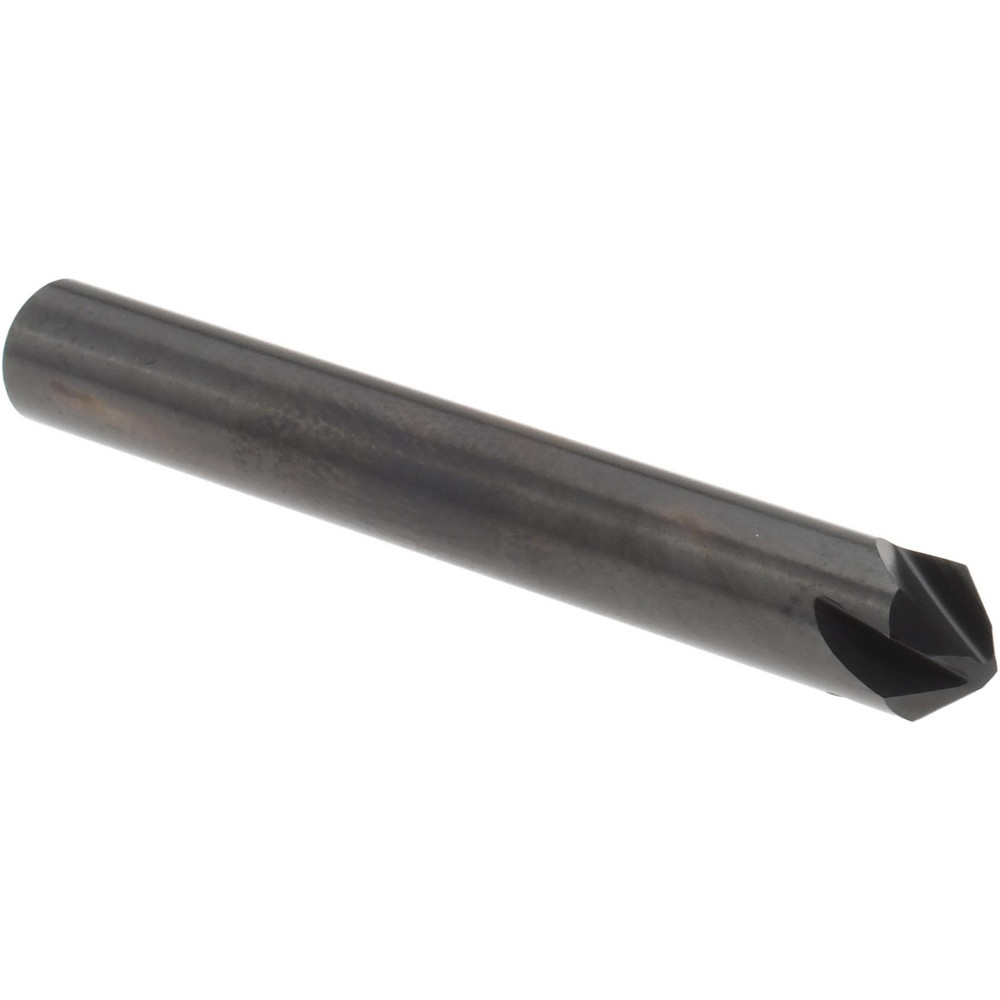 Hertel Countersink: 1/4" Head Dia, 82.00 deg Included Angle, 4 Flute, High-Speed Steel - GX89336382
