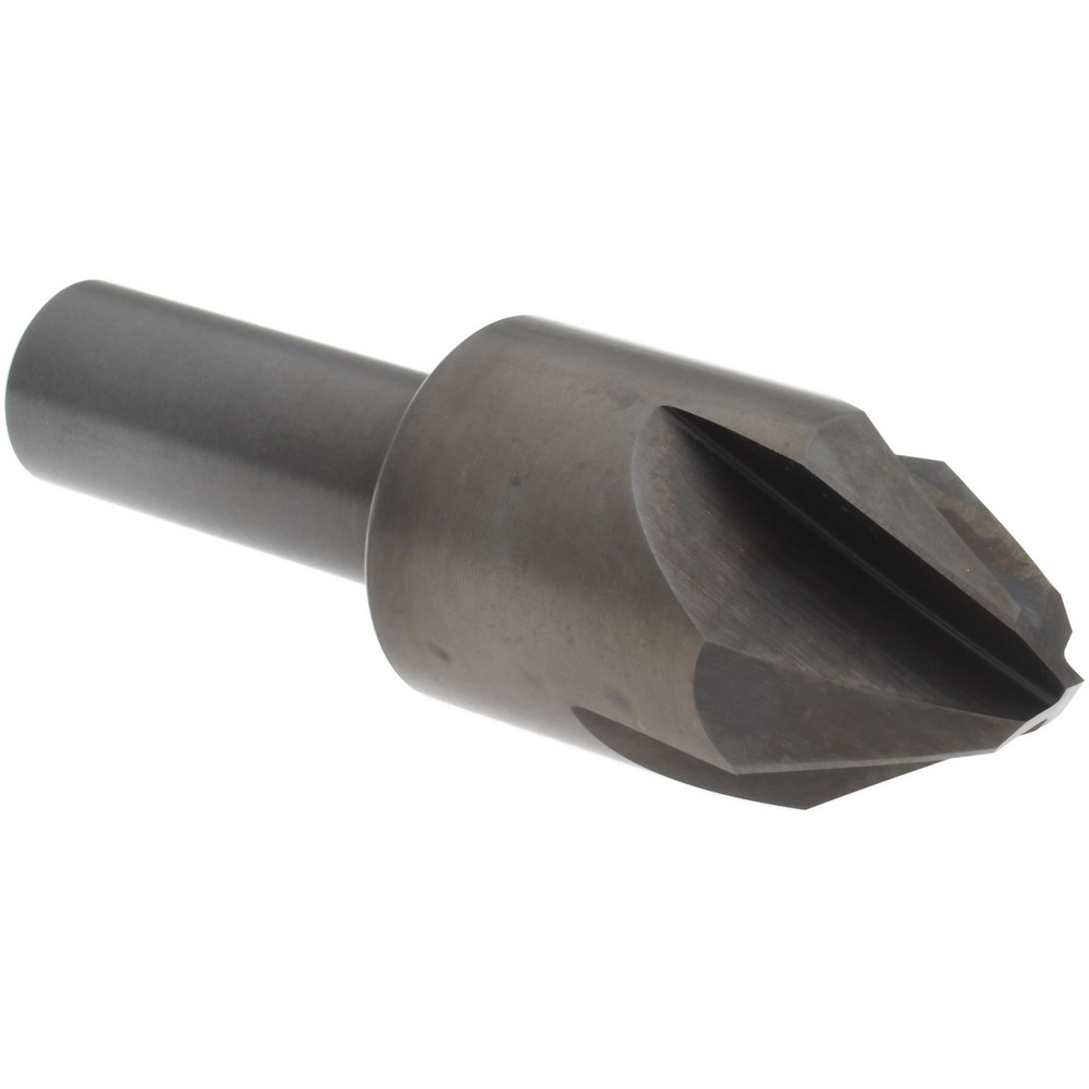 Hertel Countersink: 7/8" Head Dia, 60.00 deg Included Angle, 4 Flute, High-Speed Steel - GX89335855