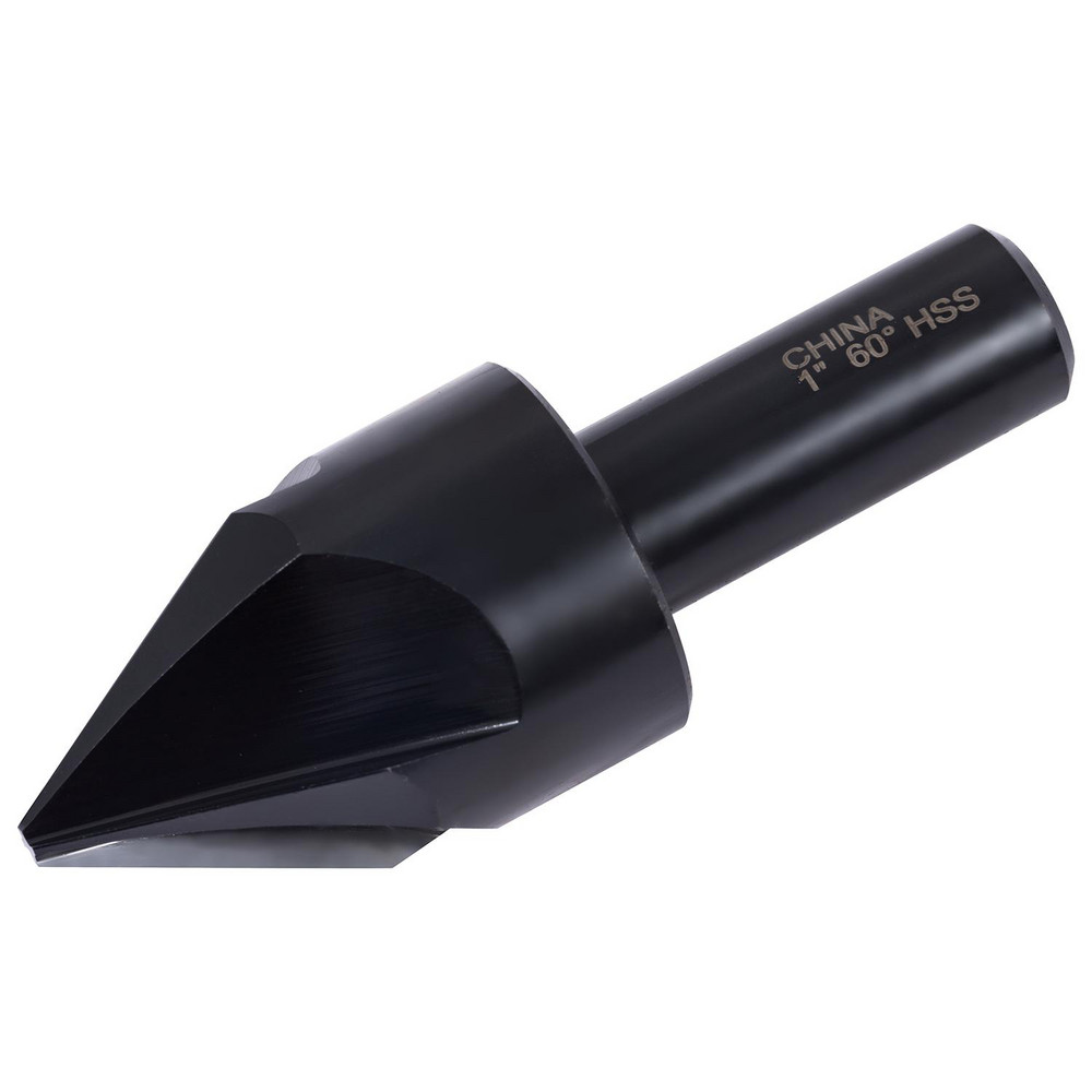 Hertel Countersink: 7/8" Head Dia, 60.00 deg Included Angle, 4 Flute, High-Speed Steel - GX89335855