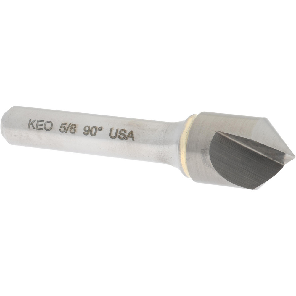 Titan USA Countersink: 5/8" Head Dia, 60.00 deg Included Angle, 3 Flute, Solid Carbide, Right Hand Cut - CS33140