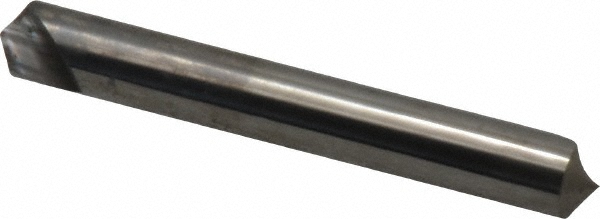 Hertel Countersink: 1/4" Head Dia, 110.00 deg Included Angle, 1 Flute, Solid Carbide, Right Hand Cut - 331-203090