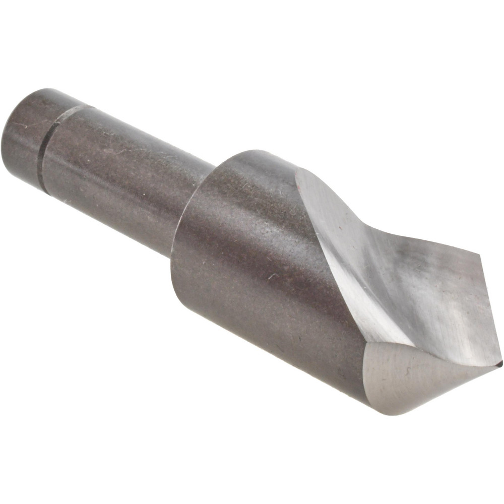 Melin Tool Countersink: 5/8" Head Dia, 60.00 deg Included Angle, 1 Flute, Cobalt Steel, Right Hand Cut - 18161