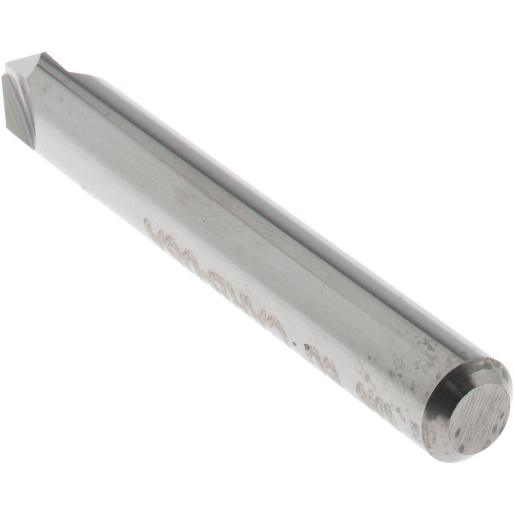 Hertel Countersink: 1/4" Head Dia, 60.00 deg Included Angle, 3 Flute, Solid Carbide, Right Hand Cut - 333-003050