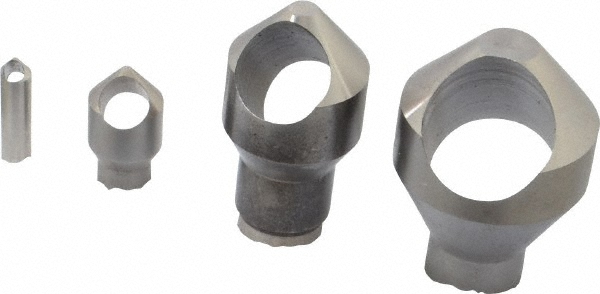 Keo Countersink Set: 4 Pc, 5/16 to 5/8" Head Dia, 0 Flute, 100 deg Included Angle - 919-000-250