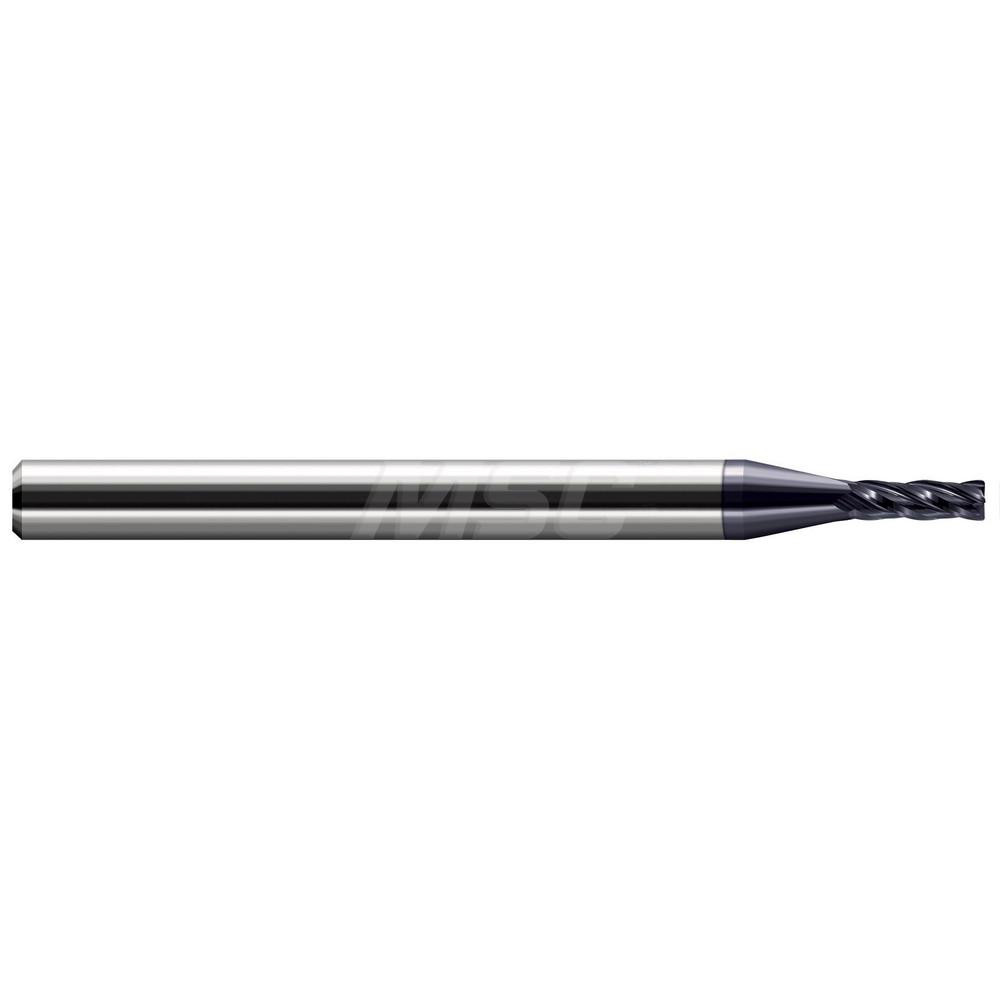 Harvey Tool Chamfer Mill: 3/32" Dia, 1/8" Shank Dia, 30 deg, 2 Flute, Solid Carbide, Single End - 53515-C3