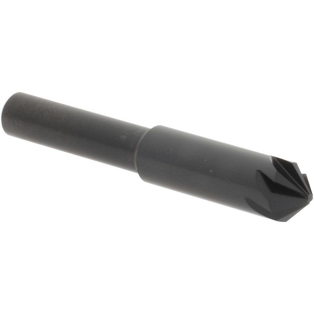 Hertel Countersink: 5/16" Head Dia, 90.00 deg Included Angle, 6 Flute, High-Speed Steel, Right Hand Cut - GX89331243