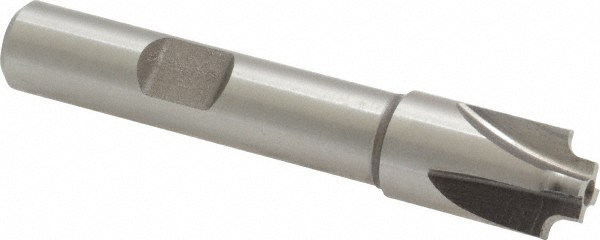 Cleveland Countersink Set: 5 Pc, 1/4 to 3/4" Head Dia, 3 Flute, 60 deg Included Angle - C00972
