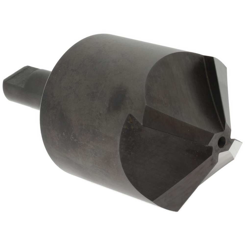 Hertel Countersink: 2-1/2" Head Dia, 120.00 deg Included Angle, 4 Flute, High-Speed Steel - GX89330765