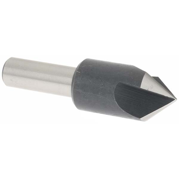 Value Collection Countersink: 5/8" Head Dia, 82.00 deg Included Angle, 3 Flute, High-Speed Steel, Right Hand Cut - 28618