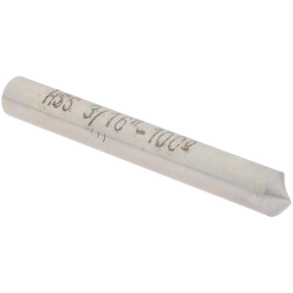 Keo Countersink: 3/16" Head Dia, 100.00 deg Included Angle, 1 Flute, High-Speed Steel, Right Hand Cut - 919-000-089