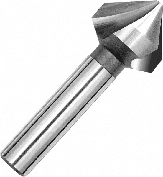 Magafor Countersink: 16.5000 mm Head Dia, 90.00 deg Included Angle, 3 Flute, Solid Carbide, Right Hand Cut - 88843116500