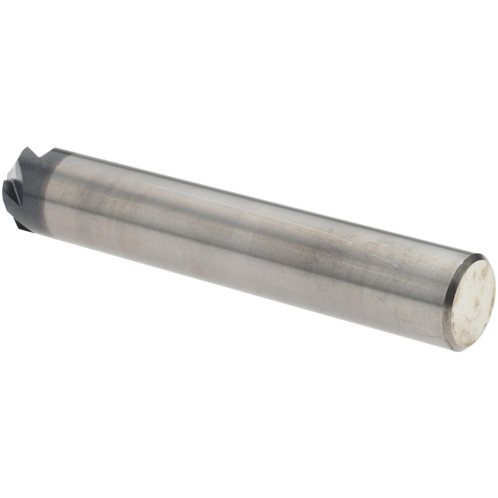 Harvey Tool Chamfer Mill: 1/2" Dia, 1/2" Shank Dia, 100 deg, 5 Flute, Solid Carbide, Single End - 871132-C3