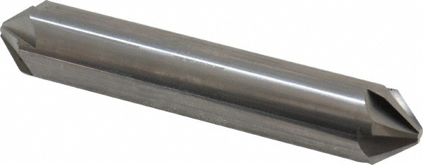 Hertel Countersink: 5/8" Head Dia, 82.00 deg Included Angle, 6 Flute, Solid Carbide, Right Hand Cut - 336-207060