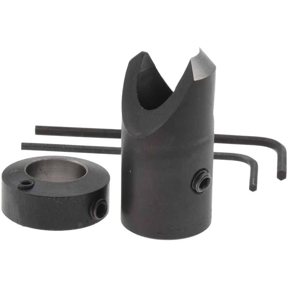Vernon 5/8" Cutter Dia, Letter Z Drill Compatibility, 5/16" Collar Thickness, Adjustable Depth Drill Countersink - CCH-CCH4130