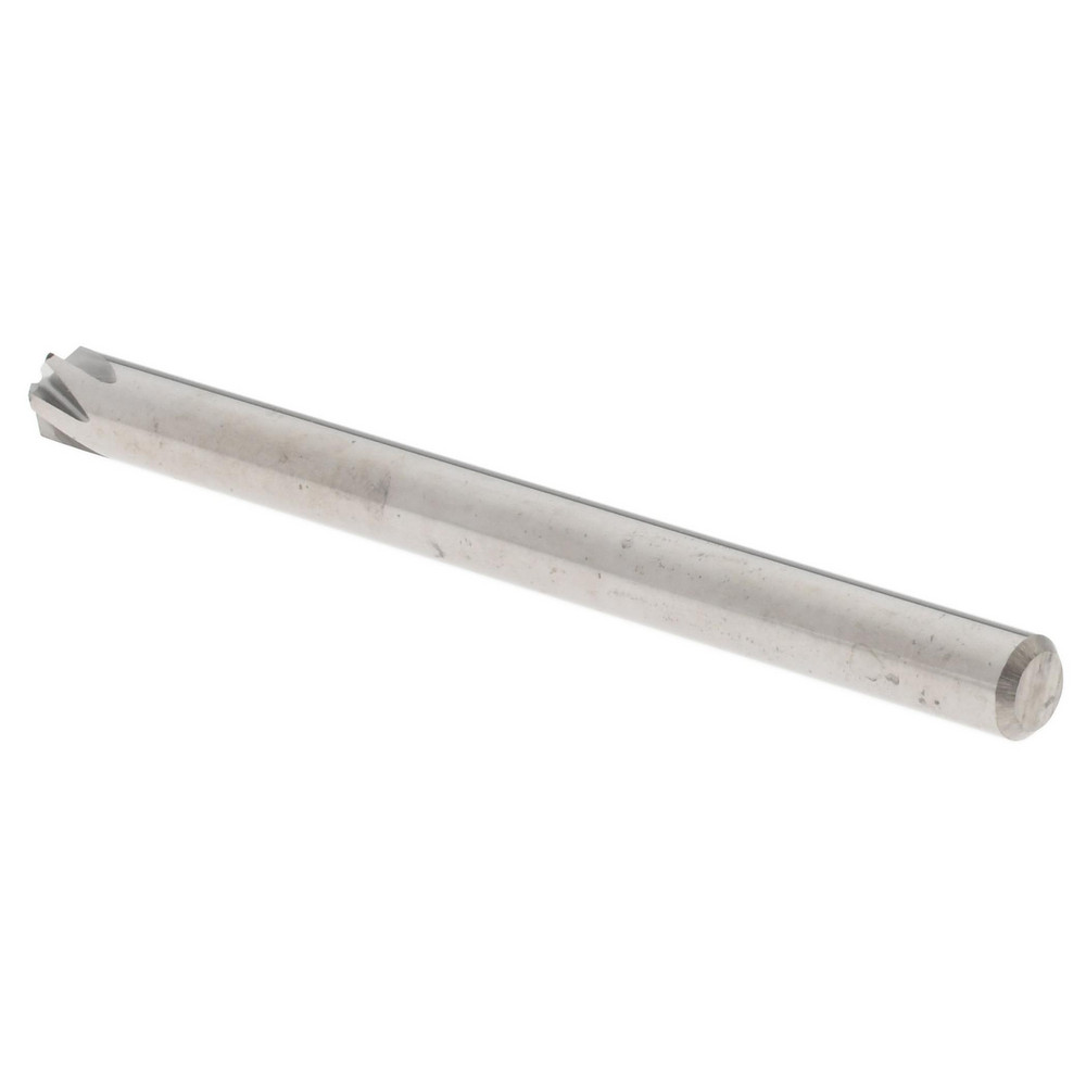 Hertel Countersink: 1/8" Head Dia, 100.00 deg Included Angle, 6 Flute, Solid Carbide, Right Hand Cut - 336-001080