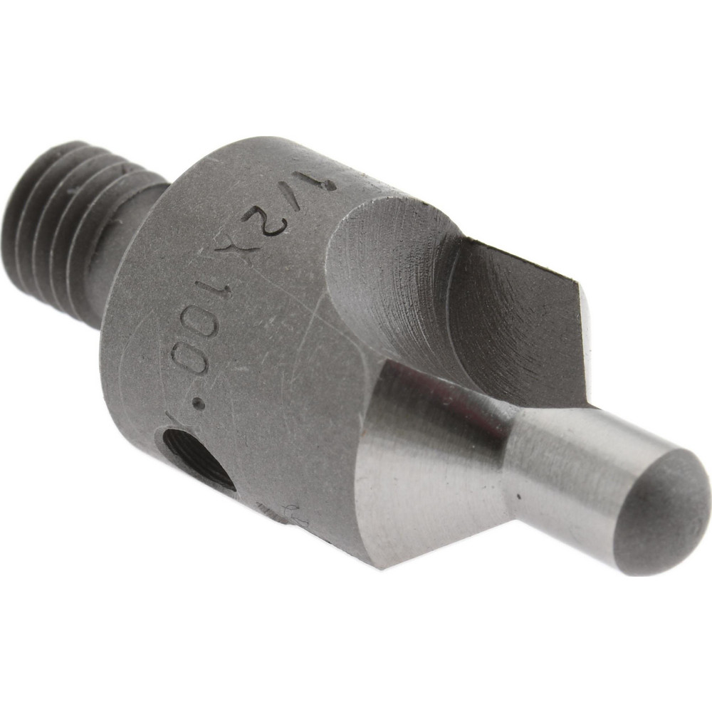 Made in USA 2-1/2" OAL, 1/2" Head Dia, 2 Flute, 100° Incl Angle, Integral Pilot, Adjustable Stop Countersink - 152-2-100-.1770