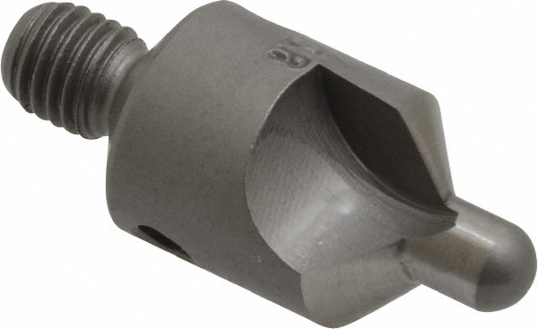 Made in USA 2-1/2" OAL, 1/2" Head Dia, 2 Flute, 100° Incl Angle, Integral Pilot, Adjustable Stop Countersink - 152-2-100-.1770