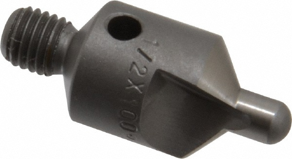 Made in USA 2-1/2" OAL, 1/2" Head Dia, 2 Flute, 100° Incl Angle, Integral Pilot, Adjustable Stop Countersink - 152-2-100-.1770