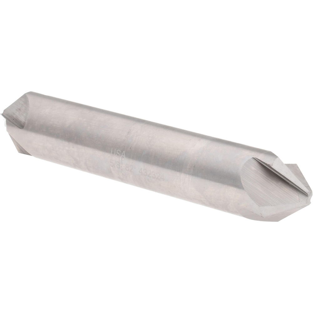 Hertel Countersink: 5/8" Head Dia, 110.00 deg Included Angle, 4 Flute, High-Speed Steel - 18791
