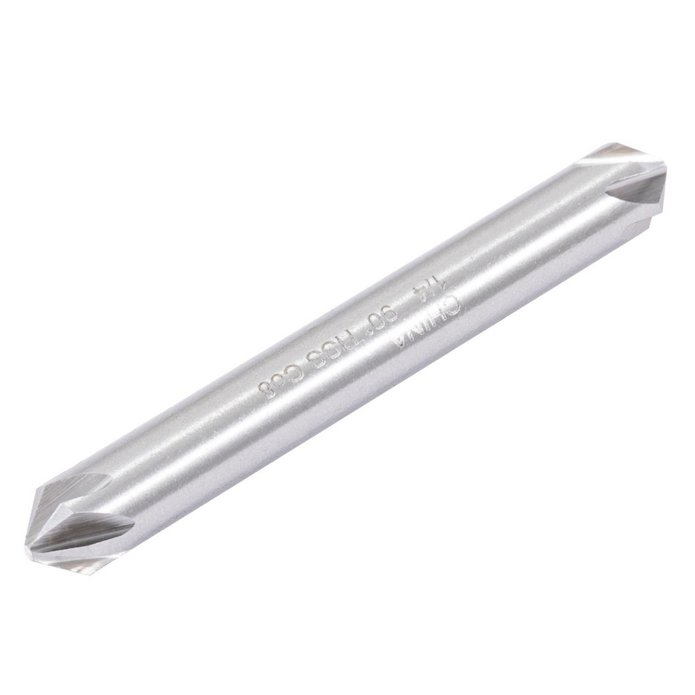 Hertel Countersink: 5/8" Head Dia, 110.00 deg Included Angle, 4 Flute, High-Speed Steel - 18791