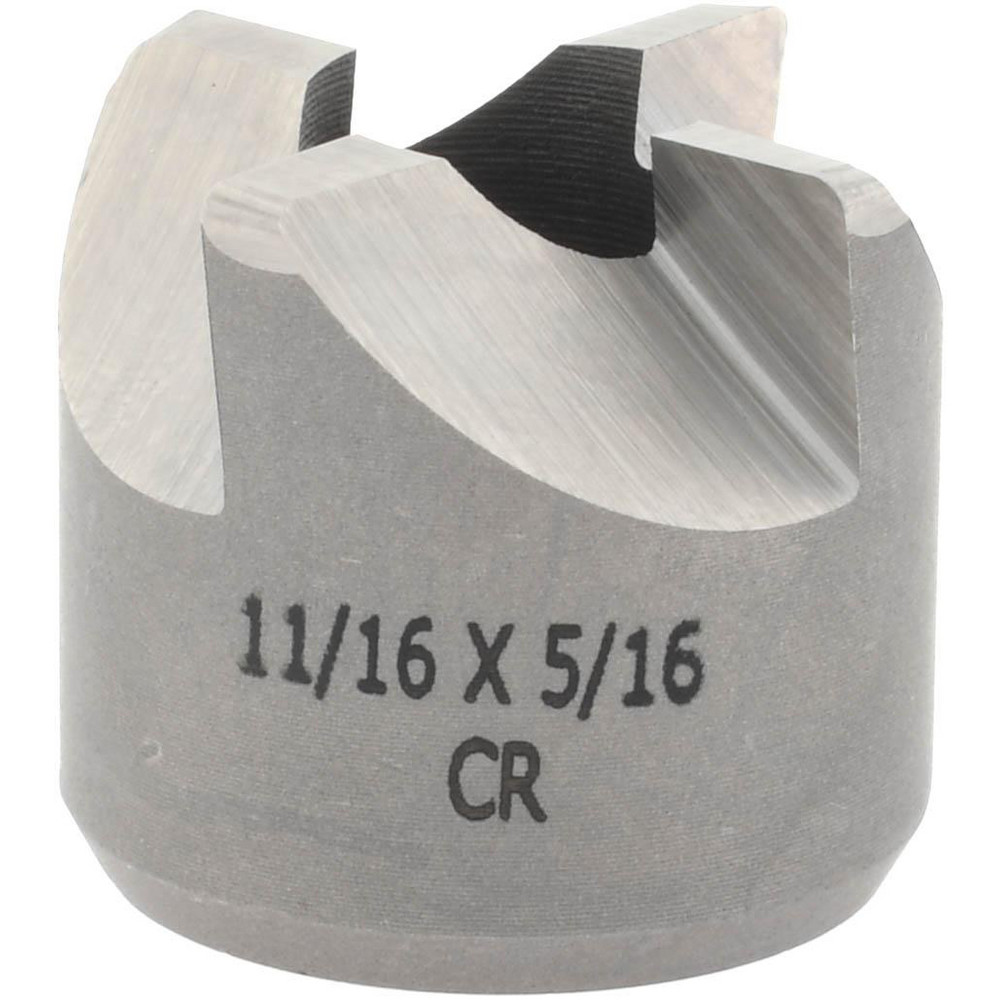 Made in USA 1/2" Cutter Head Dia, 5/32" Pilot Hole Dia, High Speed Steel Reverse Countersink - 180-5J
