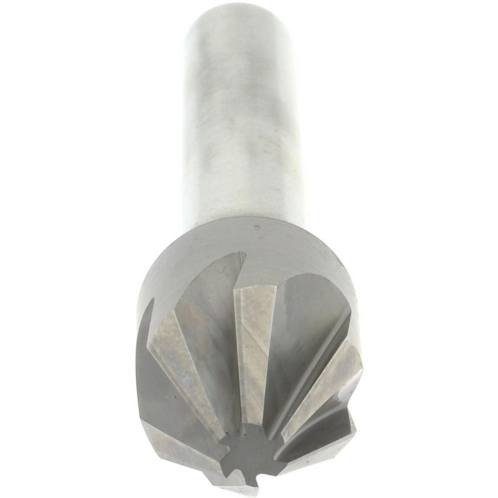 Hertel Countersink: 5/8" Head Dia, 60.00 deg Included Angle, 6 Flute, Solid Carbide, Right Hand Cut - 336-007050