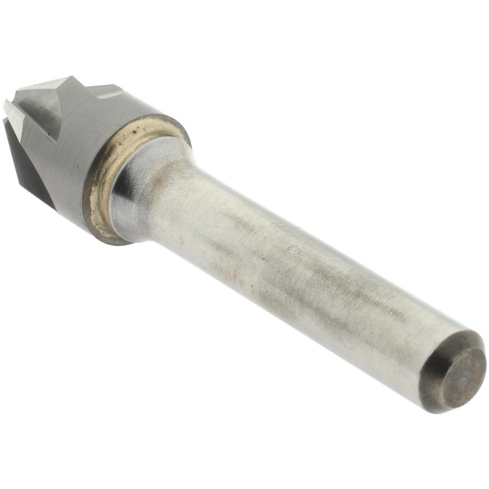 Hertel Countersink: 5/8" Head Dia, 60.00 deg Included Angle, 6 Flute, Solid Carbide, Right Hand Cut - 336-007050