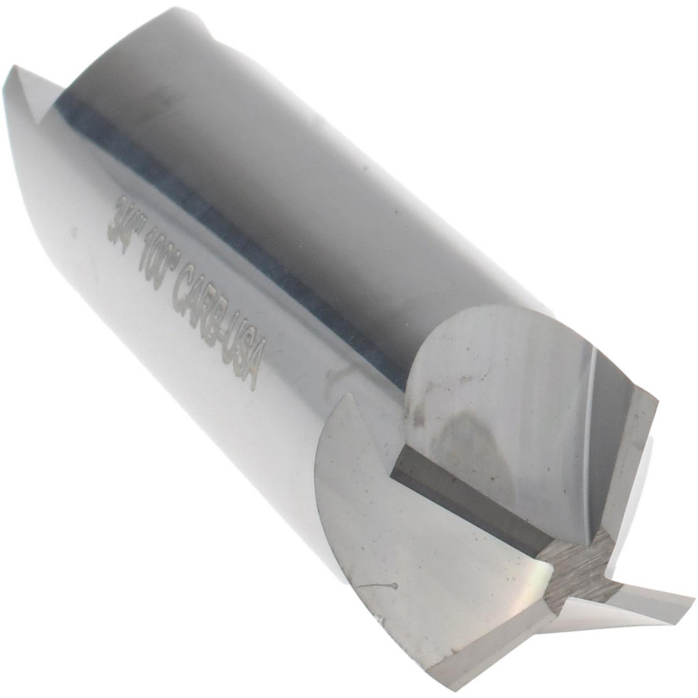 Hertel Countersink: 3/4" Head Dia, 100.00 deg Included Angle, 4 Flute, Solid Carbide, Right Hand Cut - 334-208080