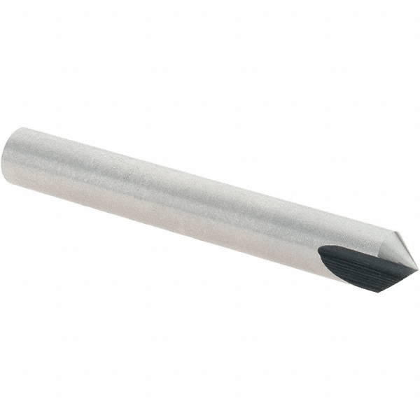 Value Collection Countersink: 3/16" Head Dia, 82.00 deg Included Angle, 1 Flute, High-Speed Steel, Right Hand Cut - 28600