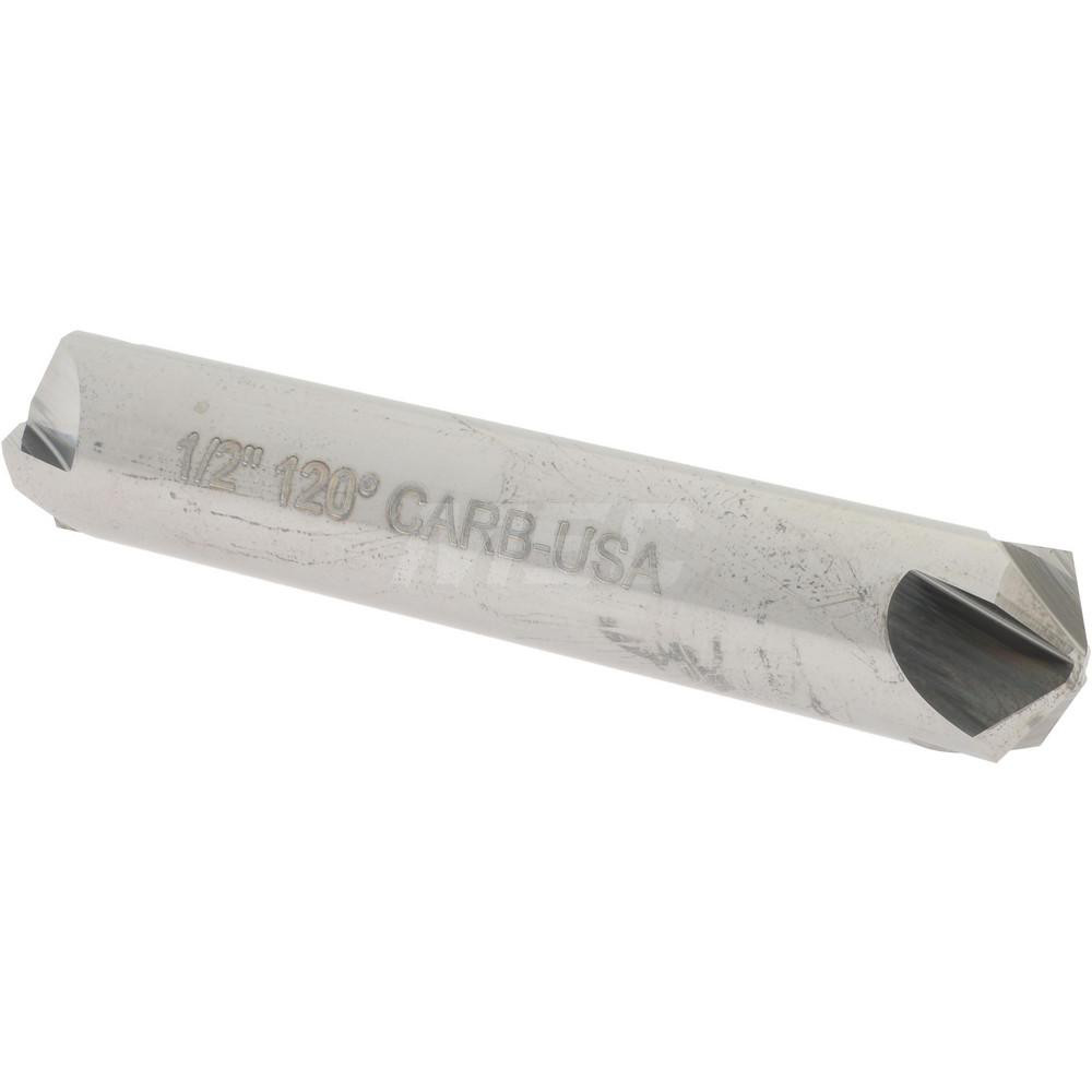 Hertel Countersink: 5/8" Head Dia, 90.00 deg Included Angle, 6 Flute, Solid Carbide, Right Hand Cut - 336-207070