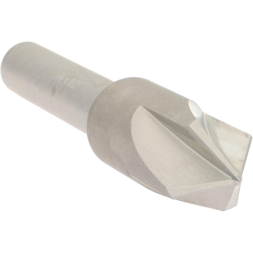 Keo Countersink: 3/4" Head Dia, 82.00 deg Included Angle, 4 Flute, High-Speed Steel, Right Hand Cut - 919-000-009