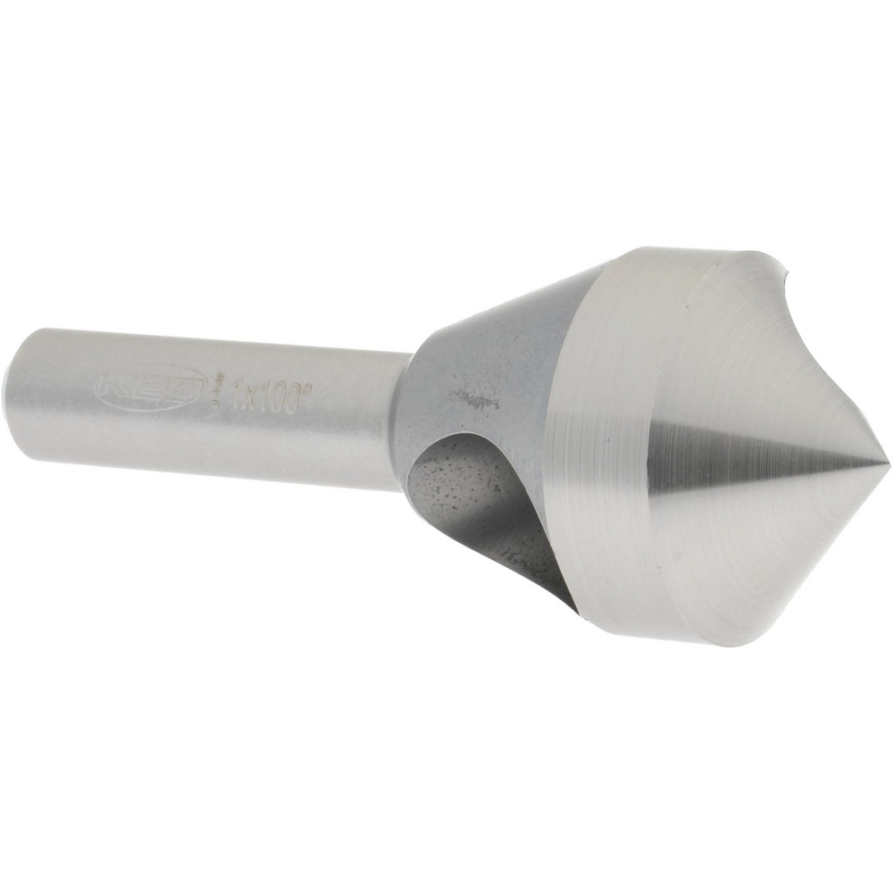 Keo Countersink: 1" Head Dia, 100.00 deg Included Angle, 0 Flute, Cobalt Steel, Right Hand Cut - 919-000-246
