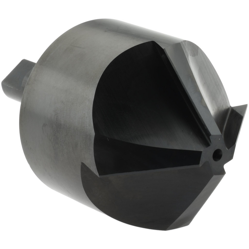 Hertel Countersink: 3" Head Dia, 100.00 deg Included Angle, 4 Flute, High-Speed Steel - 10899