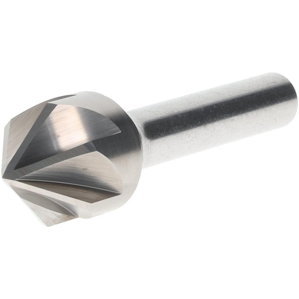 Titan USA Countersink: 3/4" Head Dia, 82.00 deg Included Angle, 6 Flute, Solid Carbide, Right Hand Cut - CS36748