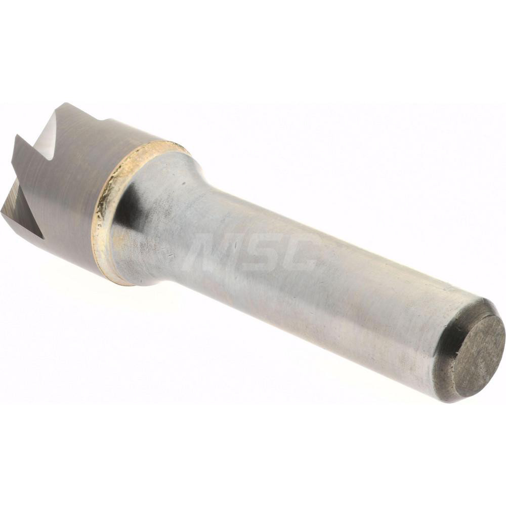 Hertel Countersink: 3/4" Head Dia, 120.00 deg Included Angle, 6 Flute, Solid Carbide, Right Hand Cut - 336-008590