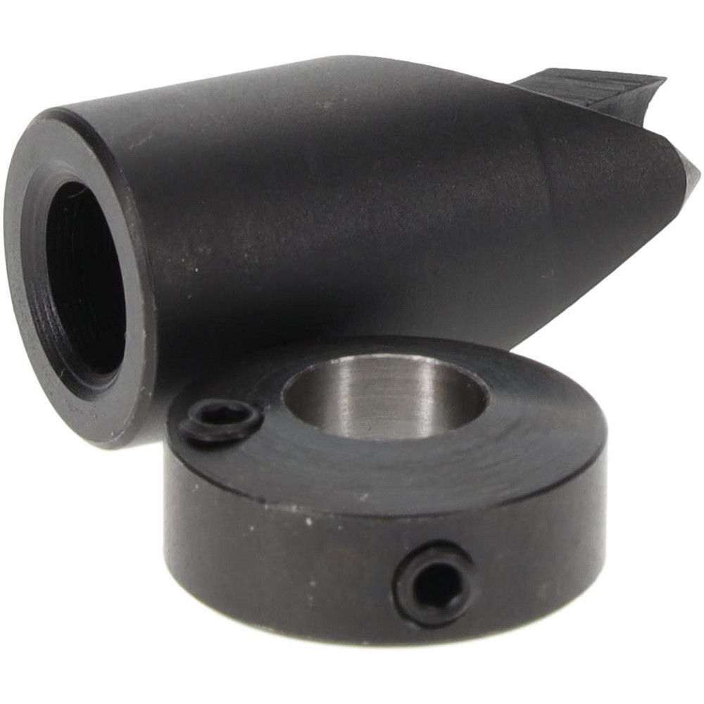 Vernon 1/2" Cutter Dia, Letter J Drill Compatibility, 1/4" Collar Thickness, Adjustable Depth Drill Countersink - CCH-CCH2770