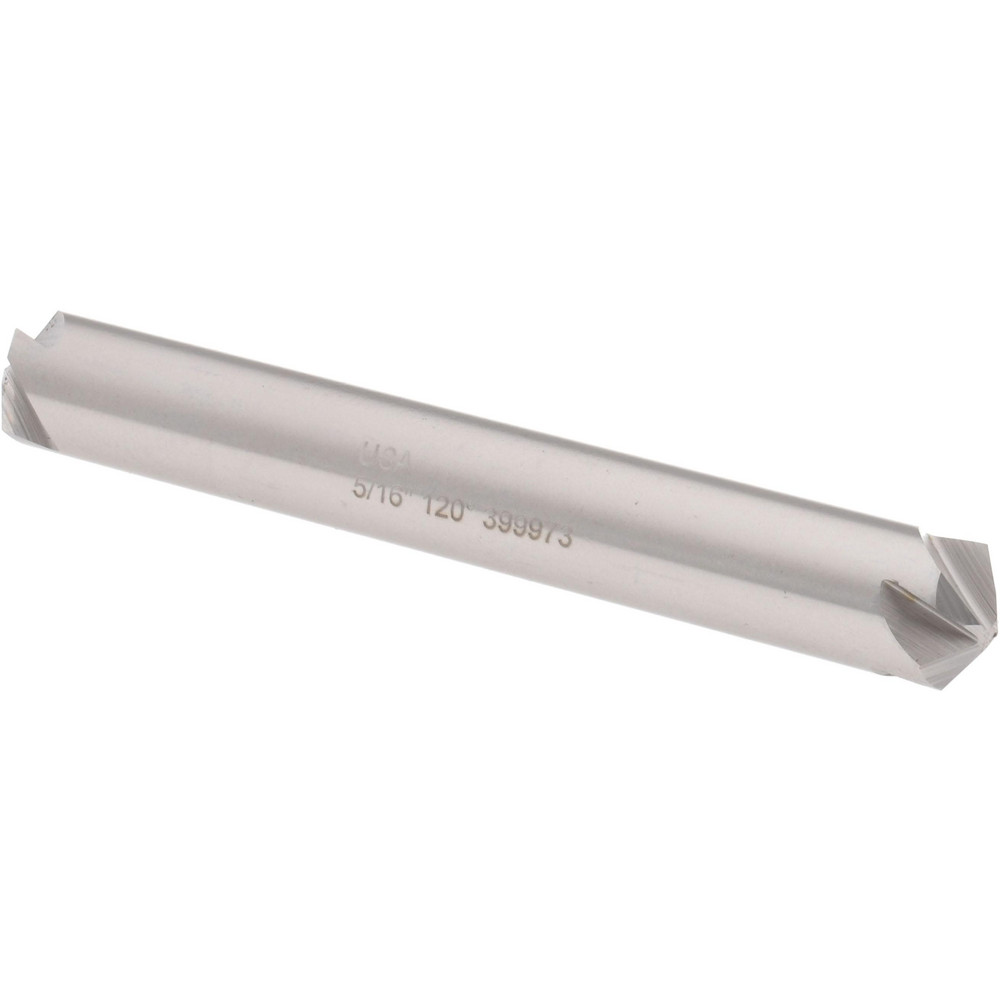 Hertel Countersink: 5/16" Head Dia, 120.00 deg Included Angle, 4 Flute, High-Speed Steel, Right Hand Cut - GX89336309