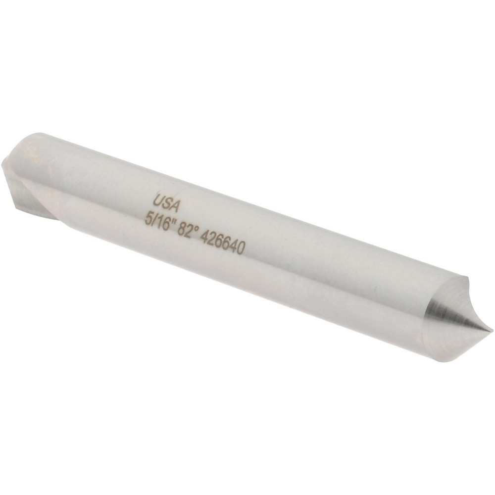 Hertel Countersink: 5/16" Head Dia, 120.00 deg Included Angle, 4 Flute, High-Speed Steel, Right Hand Cut - GX89336309