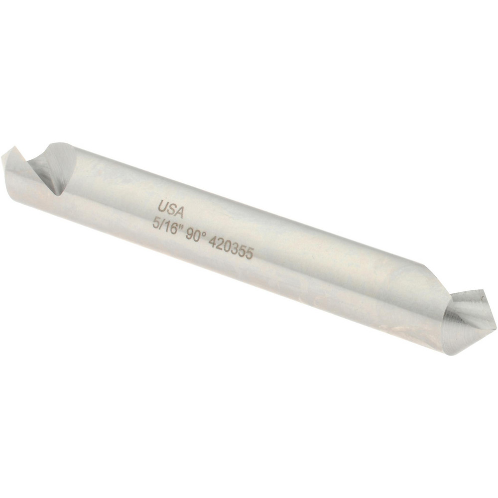 Hertel Countersink: 5/16" Head Dia, 120.00 deg Included Angle, 4 Flute, High-Speed Steel, Right Hand Cut - GX89336309