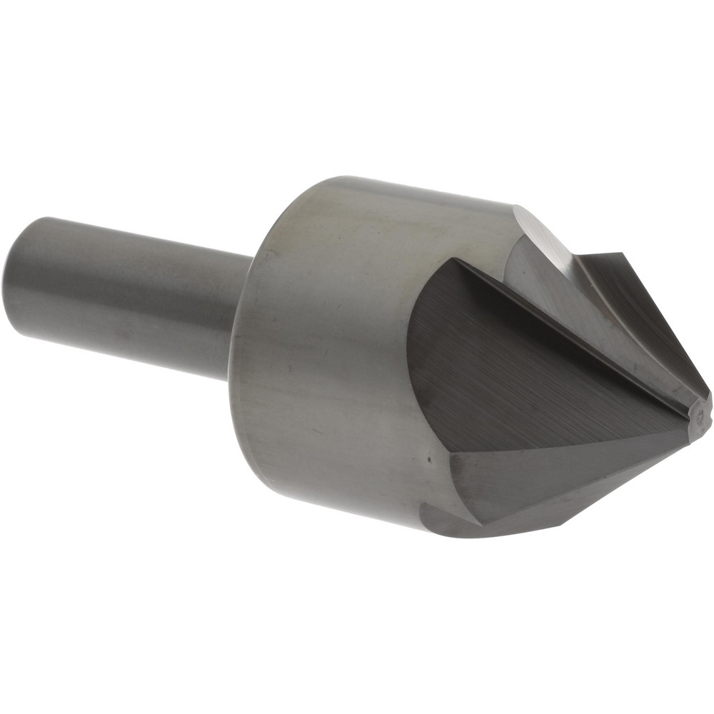 Hertel Countersink: 1-1/4" Head Dia, 90.00 deg Included Angle, 4 Flute, High-Speed Steel, Right Hand Cut - GX89330161