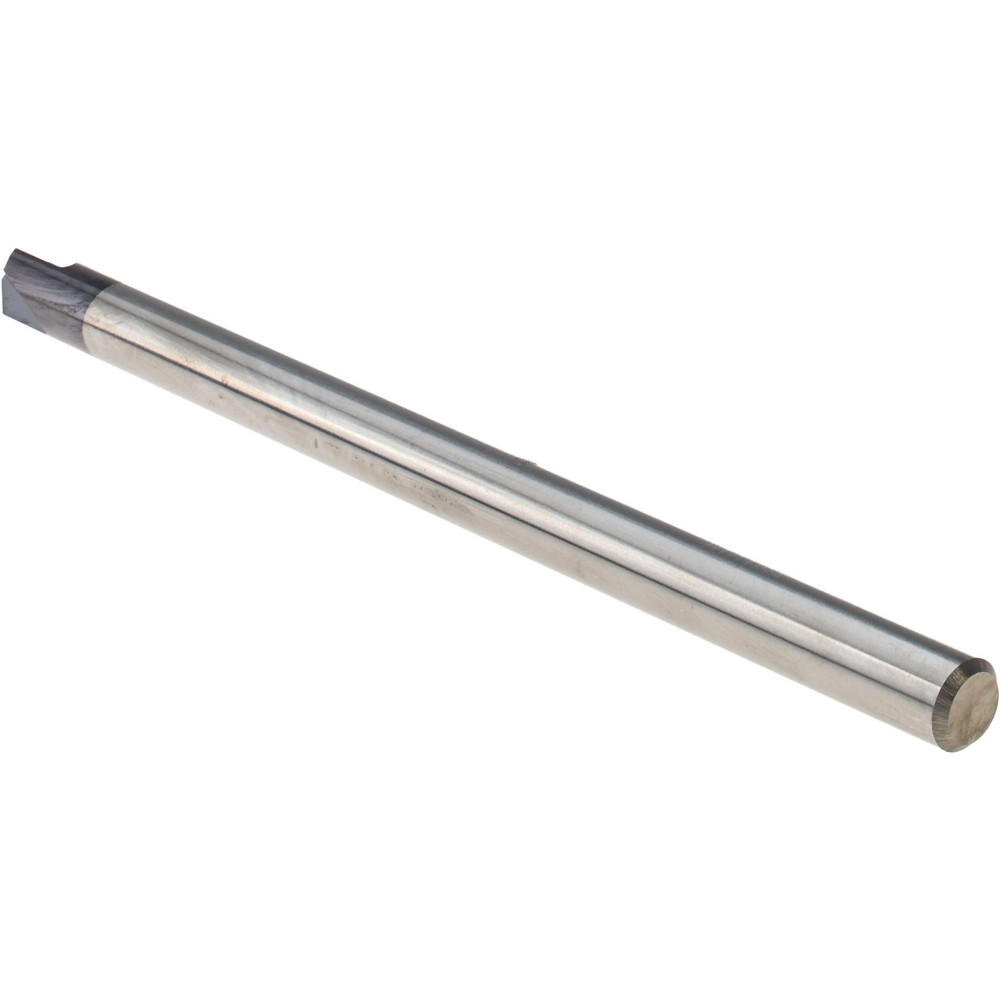 Harvey Tool Chamfer Mill: 1/4" Dia, 1/4" Shank Dia, 90 deg, 3 Flute, Solid Carbide, Single End - 48545-C3