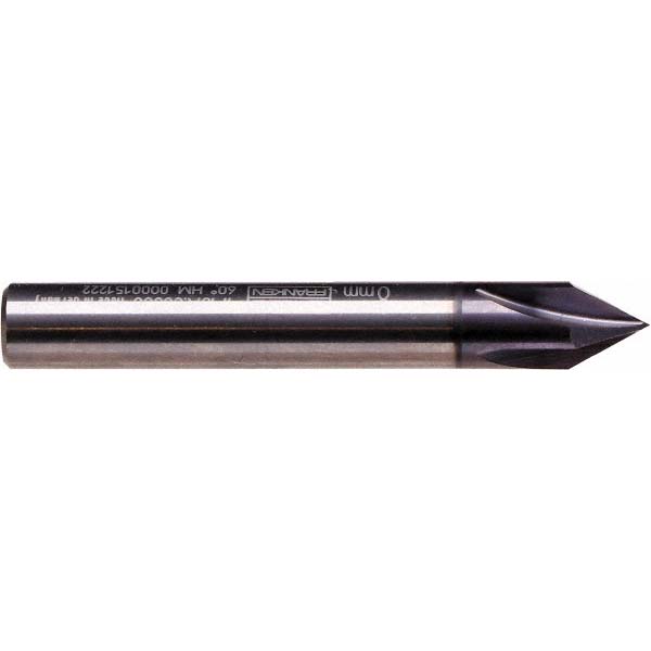 Harvey Tool Chamfer Mill: 1/8" Dia, 1/8" Shank Dia, 60 deg, 2 Flute, Solid Carbide, Single End - 18730-C3