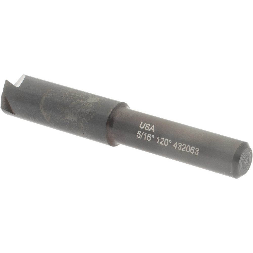 Hertel Countersink: 5/16" Head Dia, 120.00 deg Included Angle, 4 Flute, High-Speed Steel, Right Hand Cut - GX89336598