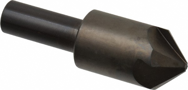 Hertel Countersink: 7/8" Head Dia, 90.00 deg Included Angle, 4 Flute, High-Speed Steel, Right Hand Cut - GX89330153