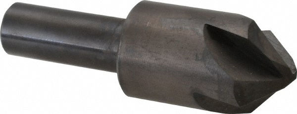 Hertel Countersink: 7/8" Head Dia, 90.00 deg Included Angle, 4 Flute, High-Speed Steel, Right Hand Cut - GX89330153