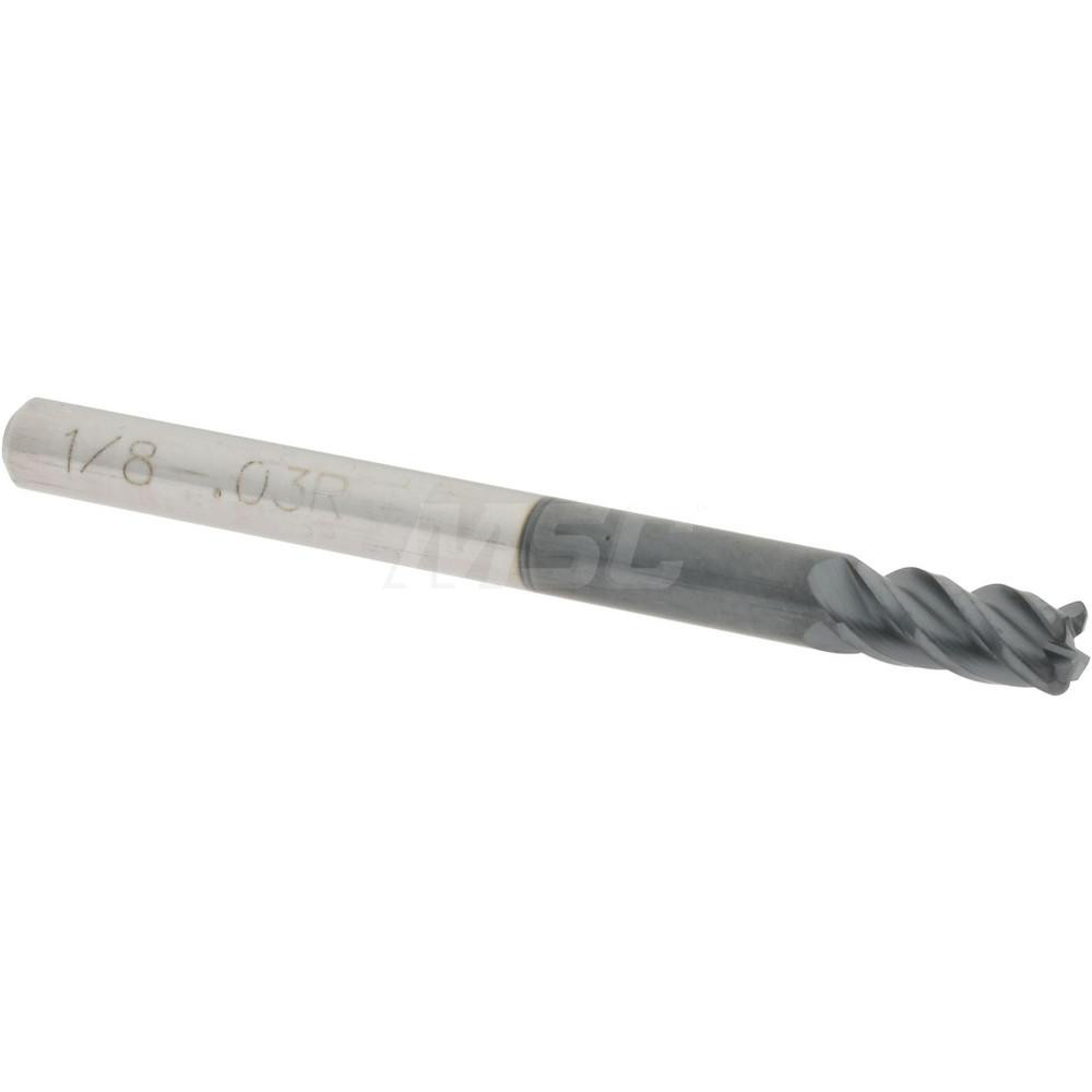 Titan USA Chamfer Mill: 1/2" Dia, 1/2" Shank Dia, 120 deg, 4 Flute, Solid Carbide, Single End - TC87777
