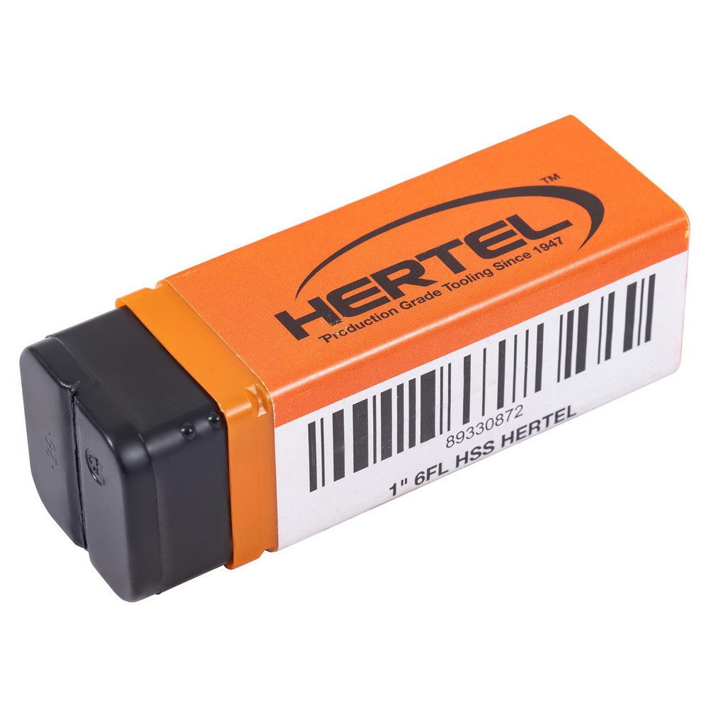 Hertel Countersink: 1" Head Dia, 60.00 deg Included Angle, 6 Flute, High-Speed Steel, Right Hand Cut - GX89330872
