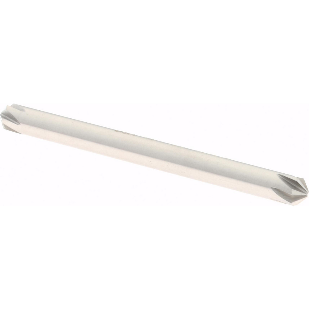 M.A. Ford® Countersink: 1/8" Head Dia, 100.00 deg Included Angle, 6 Flute, High-Speed Steel, Right Hand Cut - 79012504