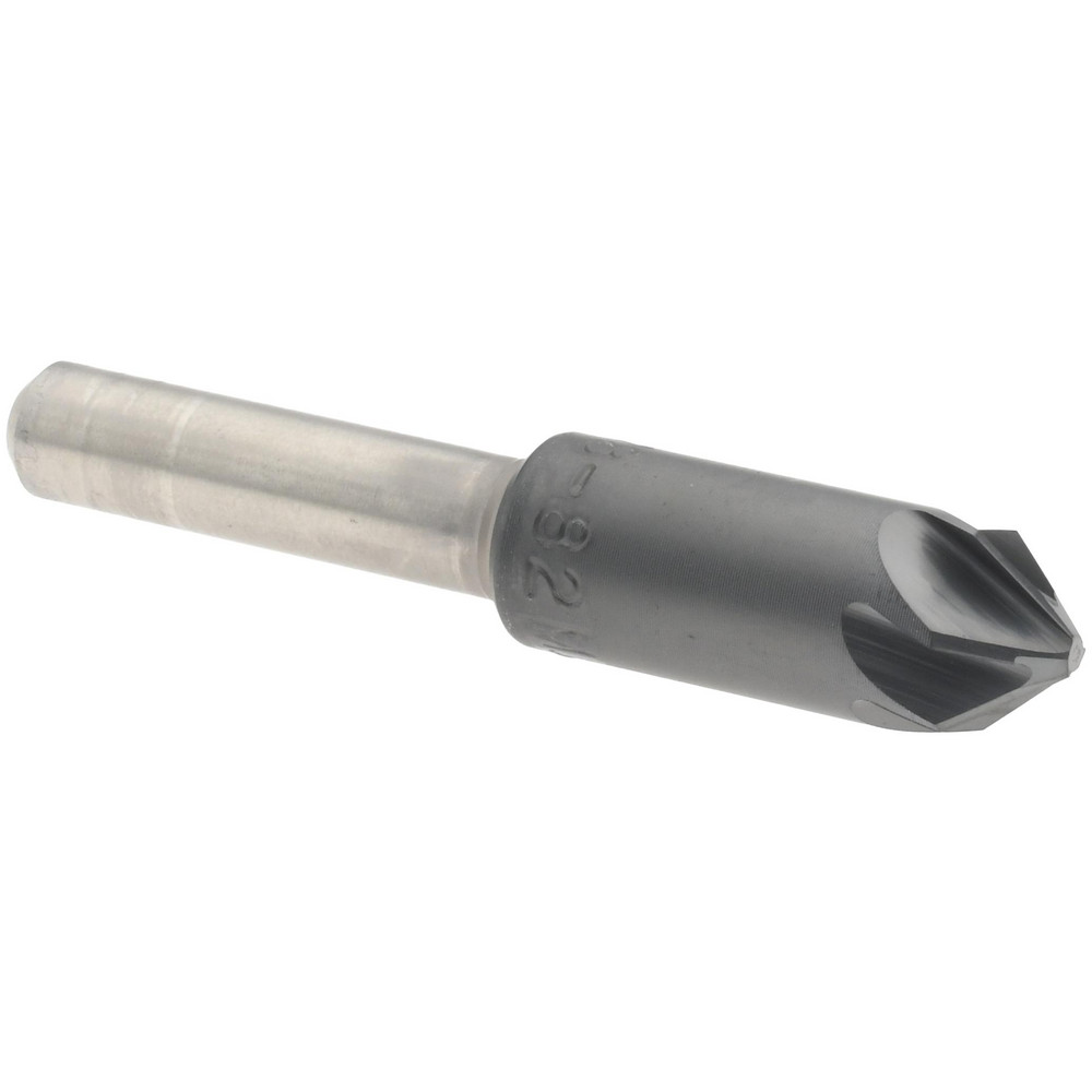 M.A. Ford® Countersink: 3/16" Head Dia, 82.00 deg Included Angle, 6 Flute, High-Speed Steel, Right Hand Cut - 79B018702